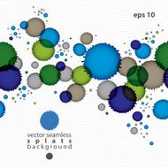 Colorful watercolor graffiti splash overlay elements expressive N14