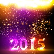 New Year&#039;s fireworks N2