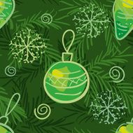 Merry Christmas and Happy New Year Pattern