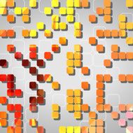 Abstract shapes background N255