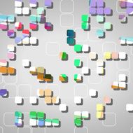 Abstract shapes background N257