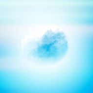 Cloud vector background N3
