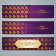 Collection banner design Asian art background N3