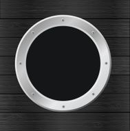 wood background with porthole N2