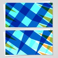 Vector business-card set for your design N190
