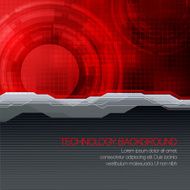 Vector futuristic technical background N3