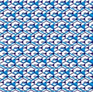 Geometric messy lined seamless pattern vector endless backdrop