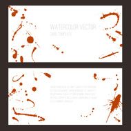 Watercolor vector background N26