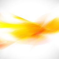 abstract orange brush paint style background vector illustration