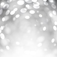 Bokeh light background with white copyspace