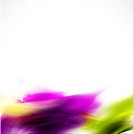abstract colorful element with brush paint style vector illustration