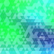 Creative abstract triangle pattern N29