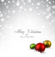 silver Christmas background N6