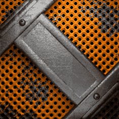 Old metal background N585