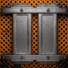 Old metal background N589