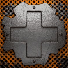 Old metal background N592