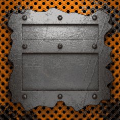 Old metal background N593
