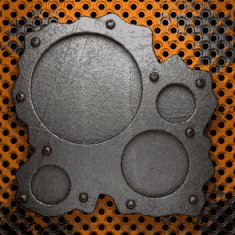 Old metal background N594