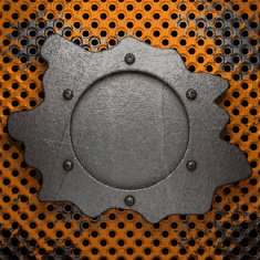Old metal background N596