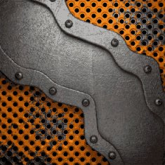 Old metal background N599