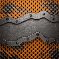 Old metal background N601