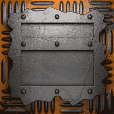 Old metal background N637