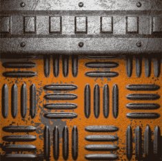 Old metal background N664