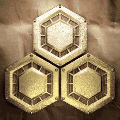 gold and paper background N67