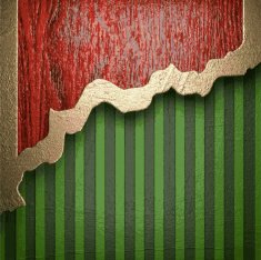 gold on green background N220