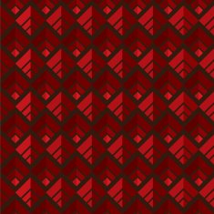 Red seamless square pattern background N2