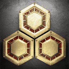 gold and silver background N122