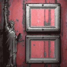 Old metal background N675