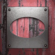 Old metal background N697