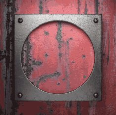 Old metal background N698