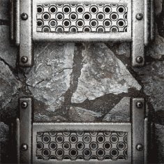 metal and stone background N97