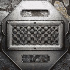metal and stone background N124
