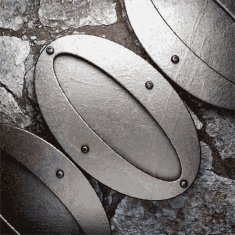 metal and stone background N151