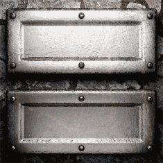 metal and stone background N203
