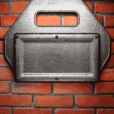 metal and brick background N115