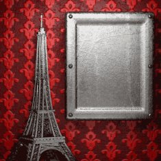 metal on red background N63
