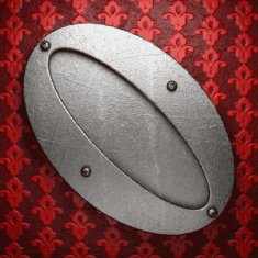 metal on red background N73