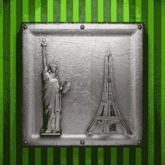 metal on green background N62