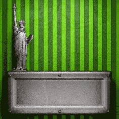 metal on green background N64