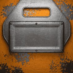 Old metal background N829