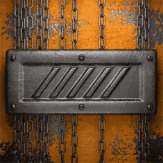 Old metal background N839