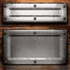 metal and wood background N147