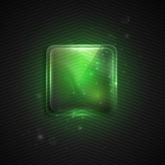 abstract background with a transparent glass banner N2