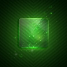 abstract background with a transparent glass banner N5