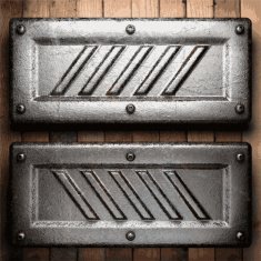 metal and wood background N203