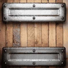 metal and wood background N205